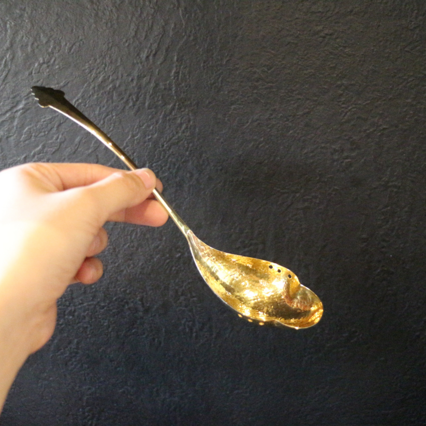 Gold-Plated Silver Tea Scoop