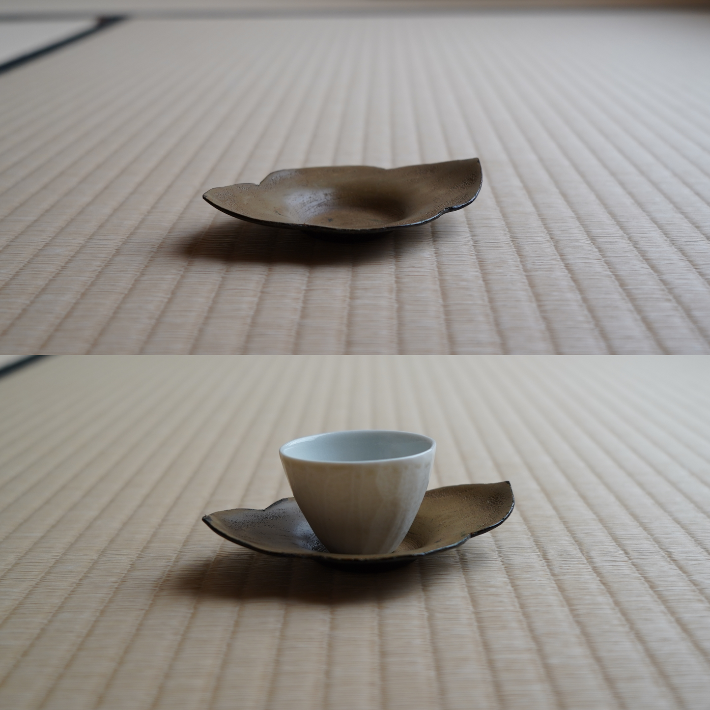 Lacquer/leaf coaster