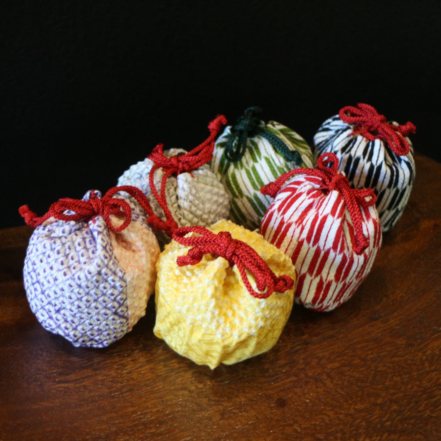 Japanese drawstring pockets (two types)