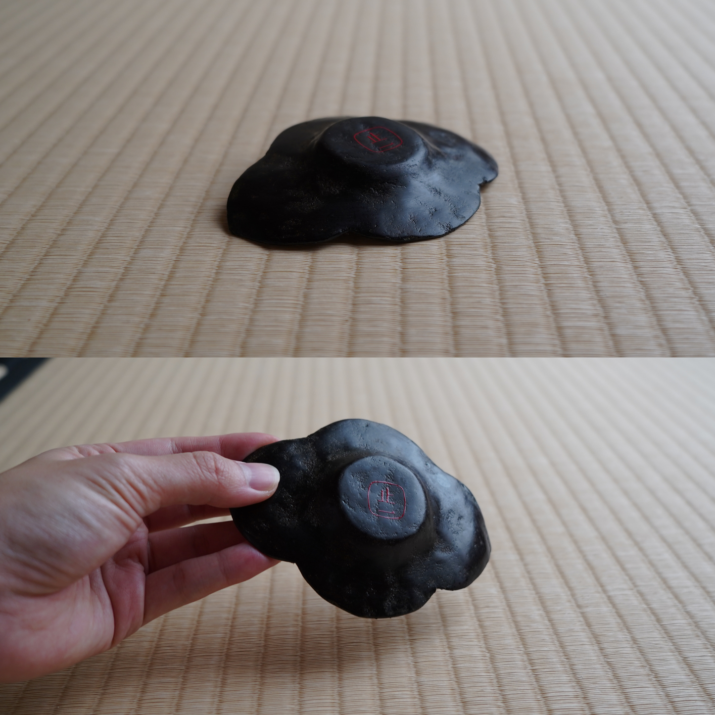 Lacquer/leaf coaster