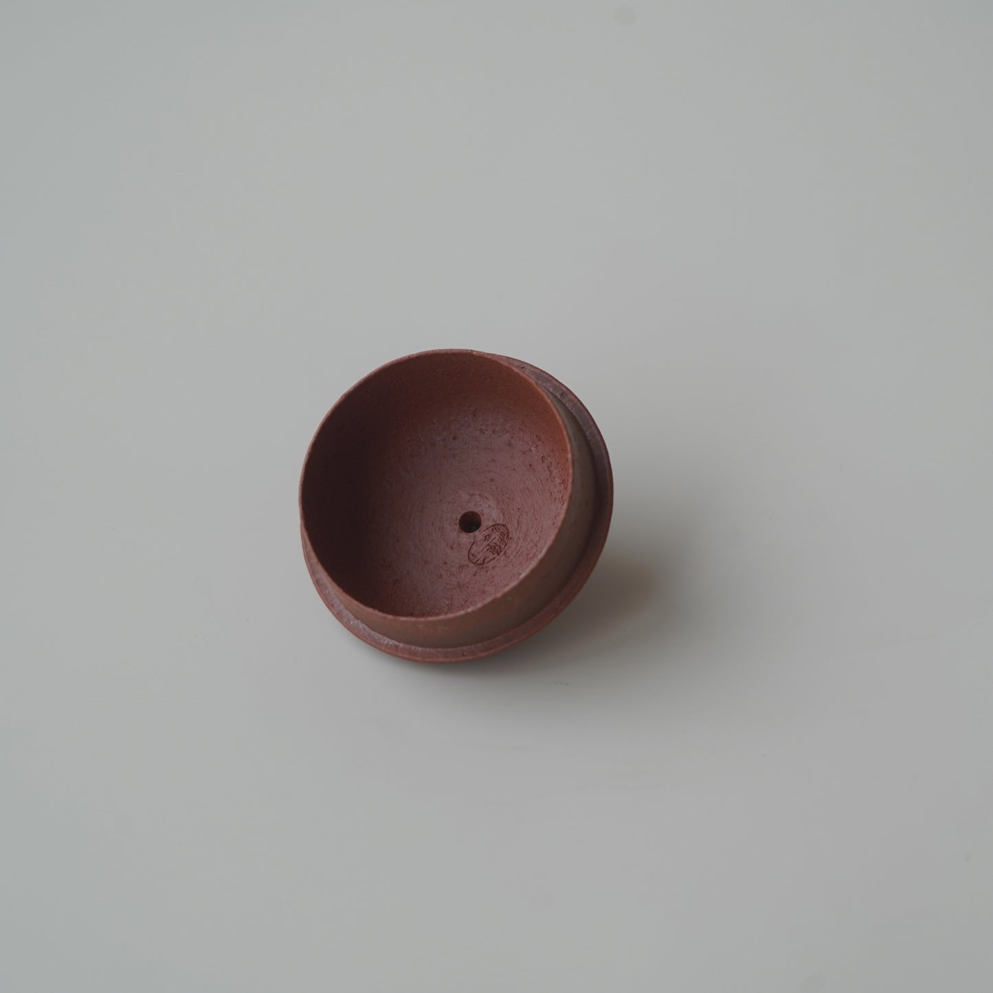 紫砂朱泥單孔壺