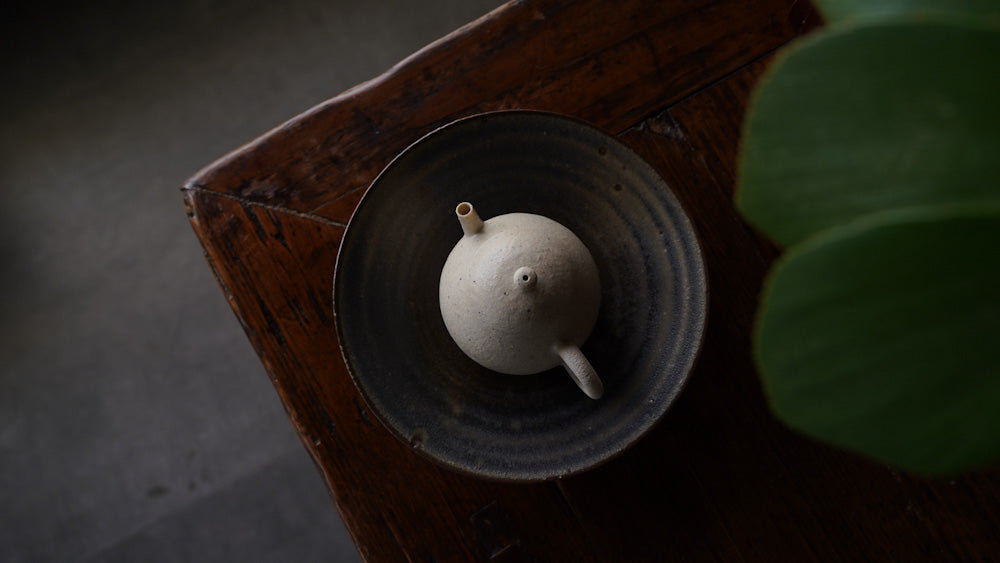 White Clay SiTing Teapot(small)