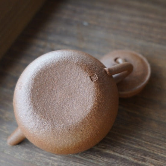 Clasp-lid Purple Clay Teapot