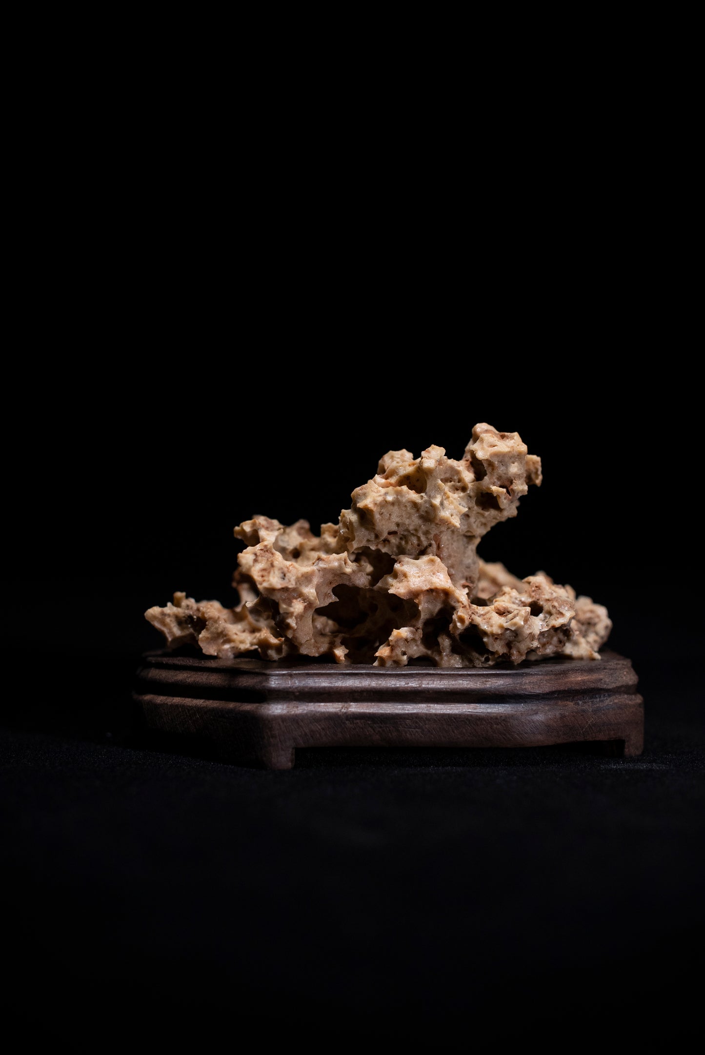 賞石擺件/湘西紫玲瓏 - 黃金甲香爐 Golden Xiangxi Taihu Stone Incense Burner