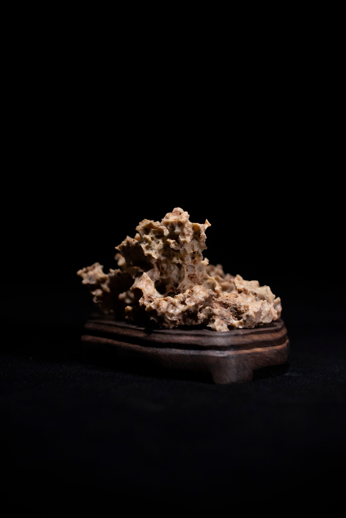 賞石擺件/湘西紫玲瓏 - 黃金甲香爐 Golden Xiangxi Taihu Stone Incense Burner