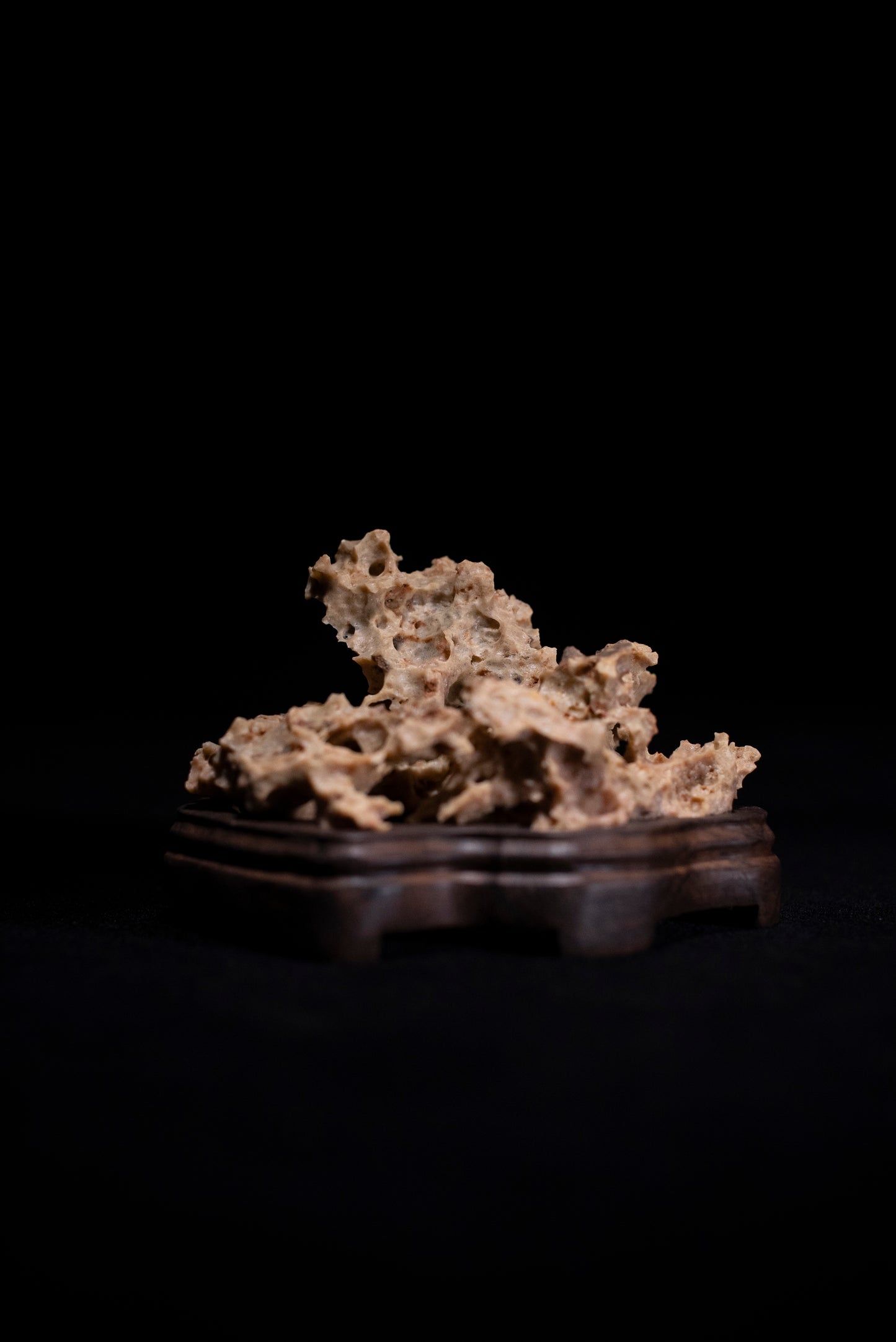 賞石擺件/湘西紫玲瓏 - 黃金甲香爐 Golden Xiangxi Taihu Stone Incense Burner
