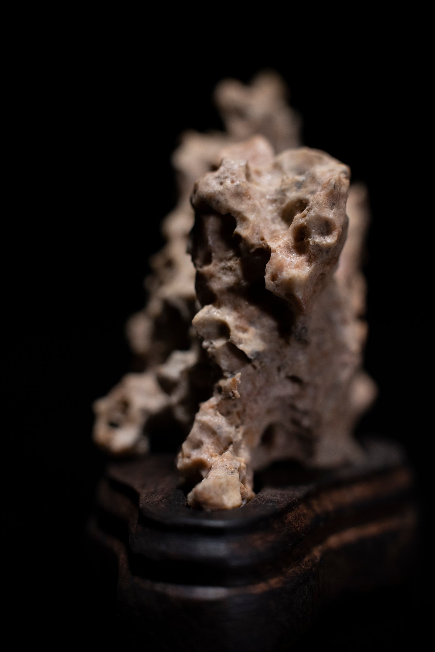 賞石擺件/湘西紫玲瓏 - 黃金甲香爐 Golden Xiangxi Taihu Stone Incense Burner
