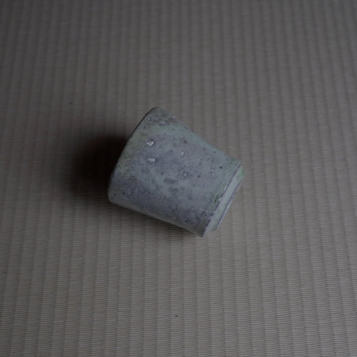 茶道/陶瓷杯(伊賀柴燒/圓口/粉白色)(A款)