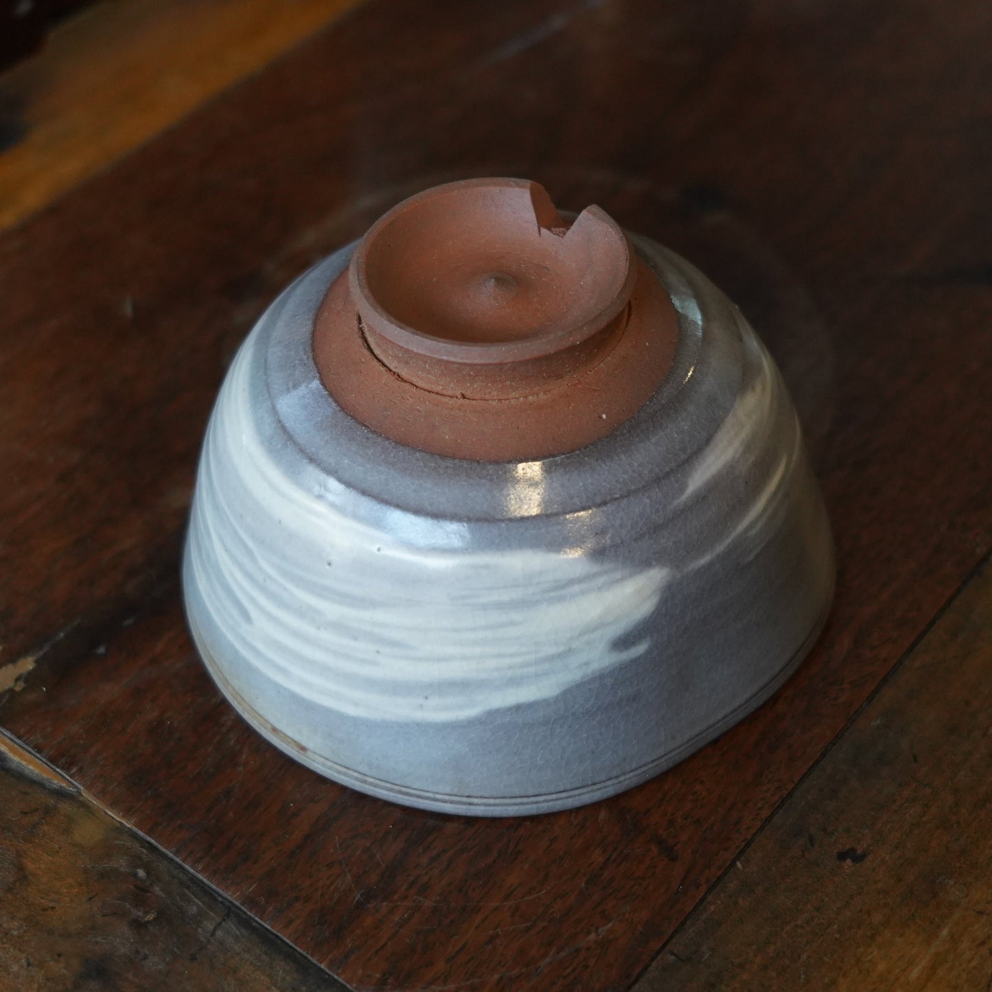 刷毛目陶抹茶碗