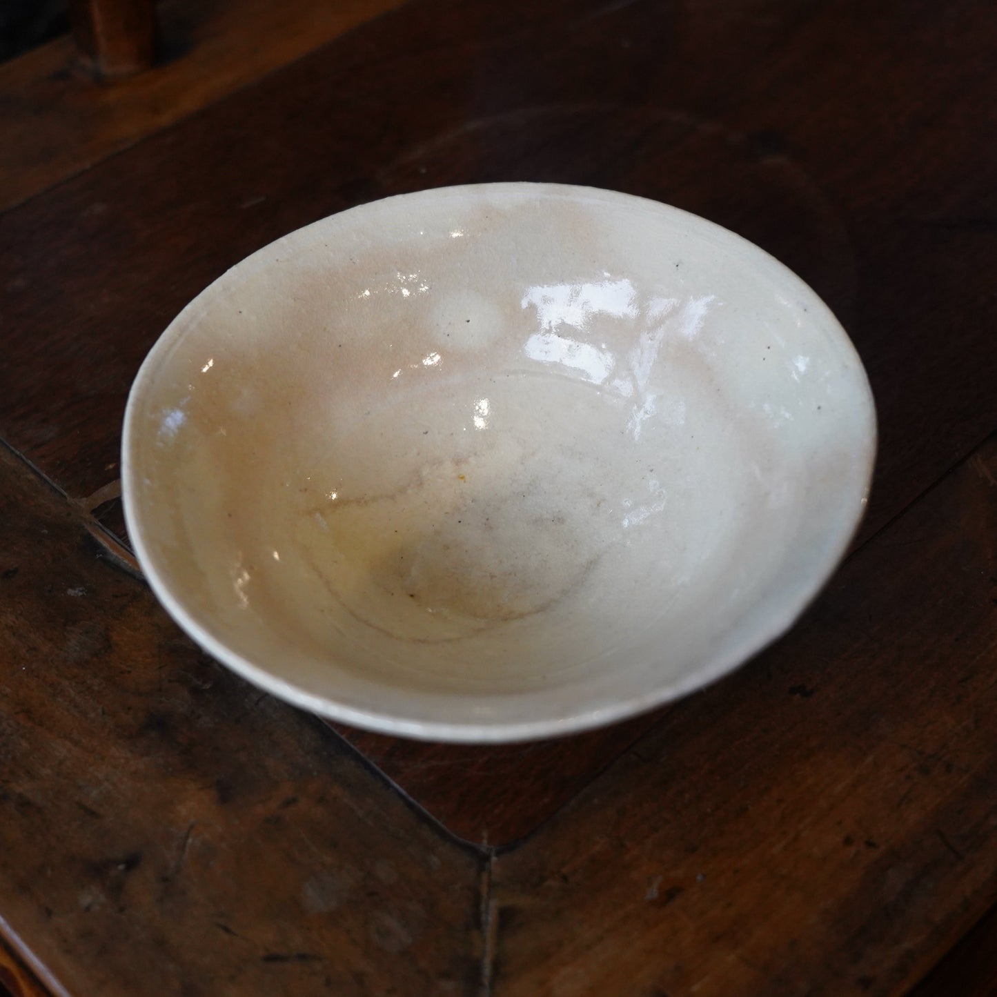 荻燒陶茶碗