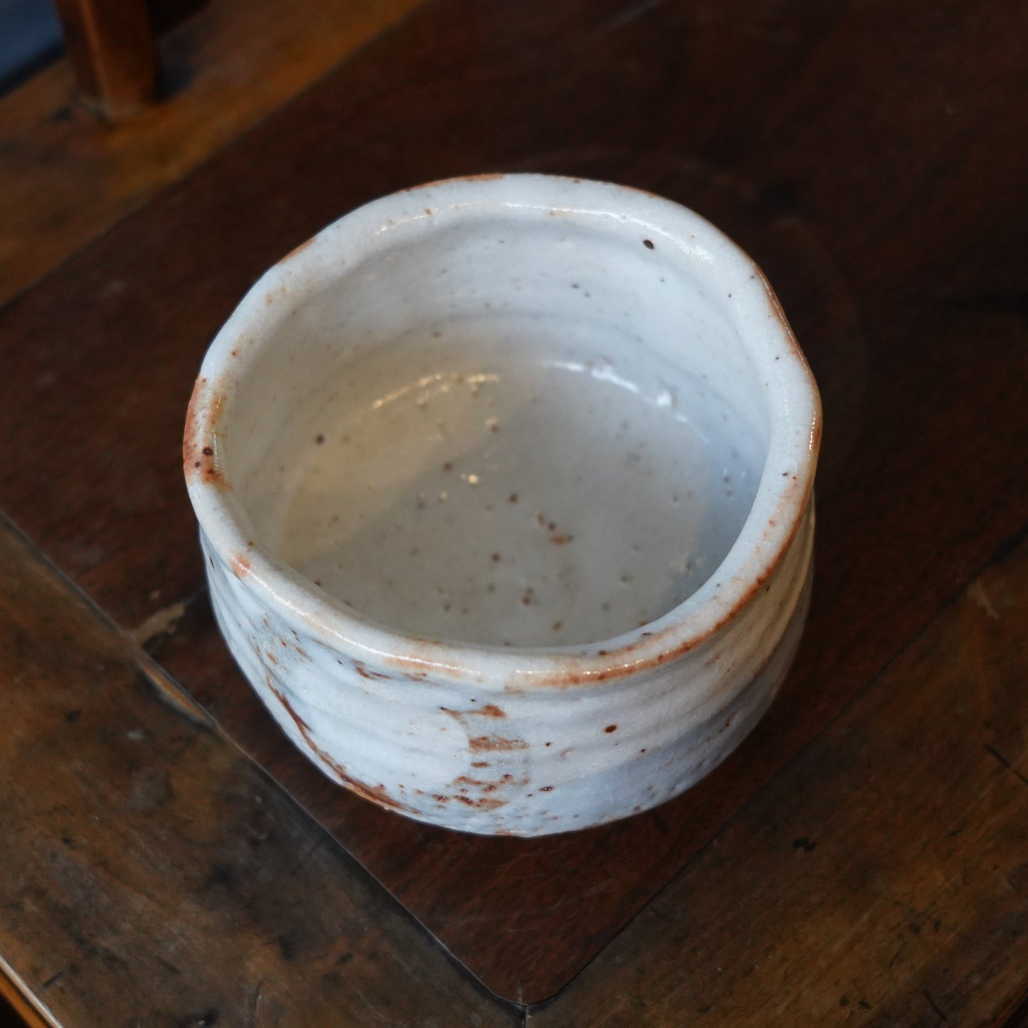 志野燒厚陶抹茶碗
