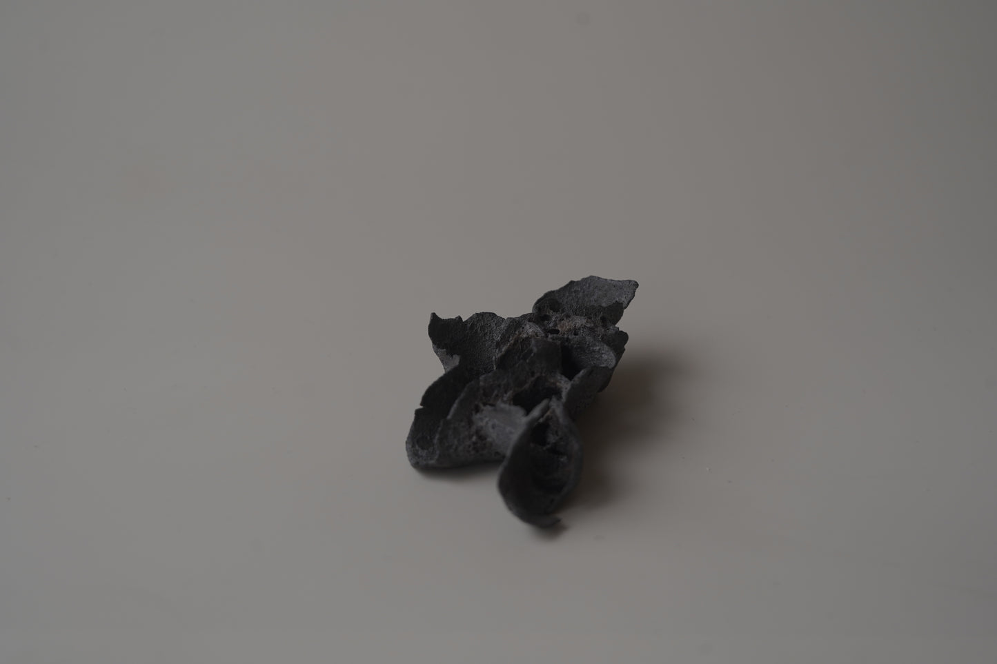 手捏茶匙枕 -立體花-小/灰黑色