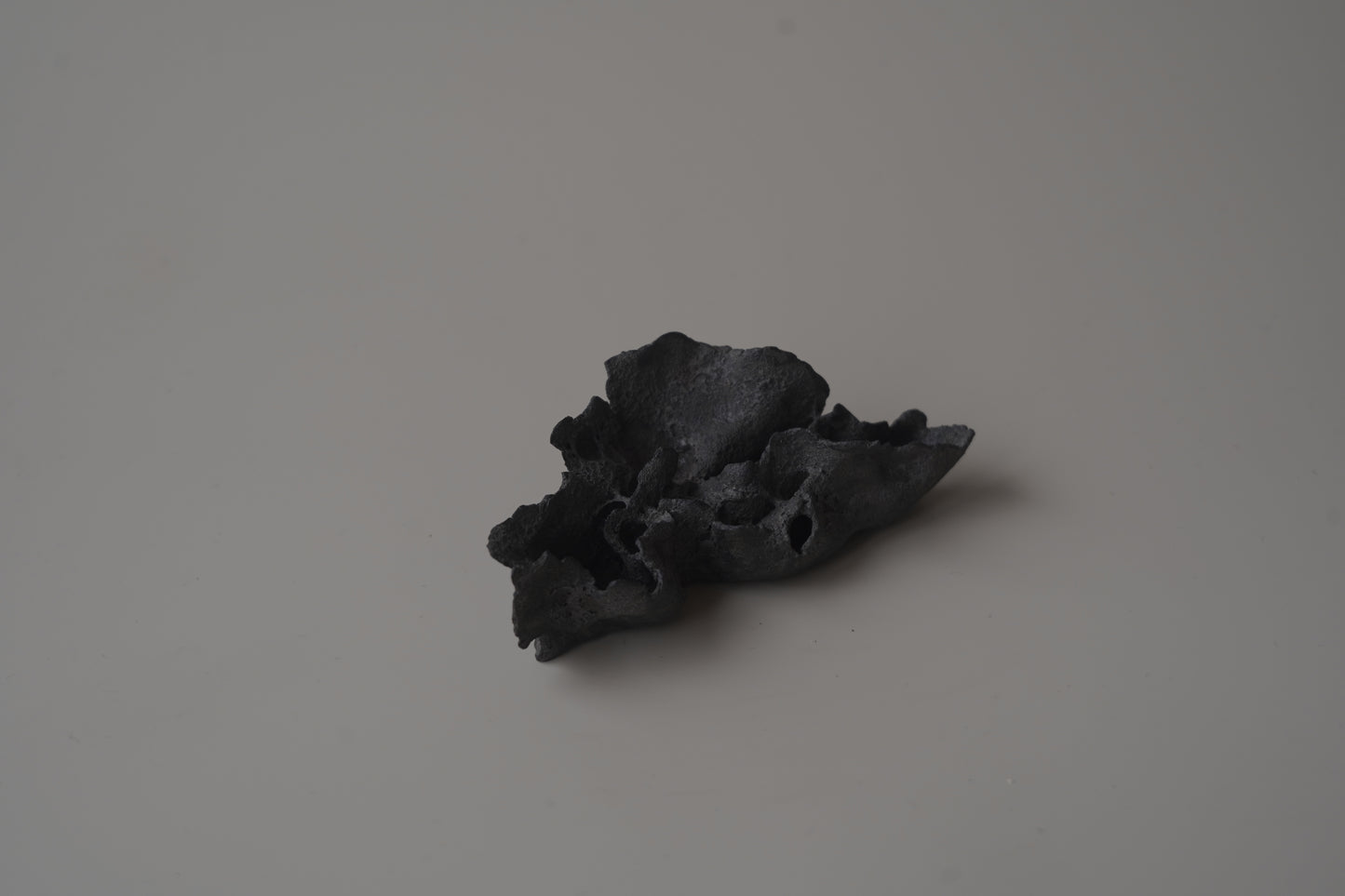 手捏茶匙枕-立體花-小/灰黑色