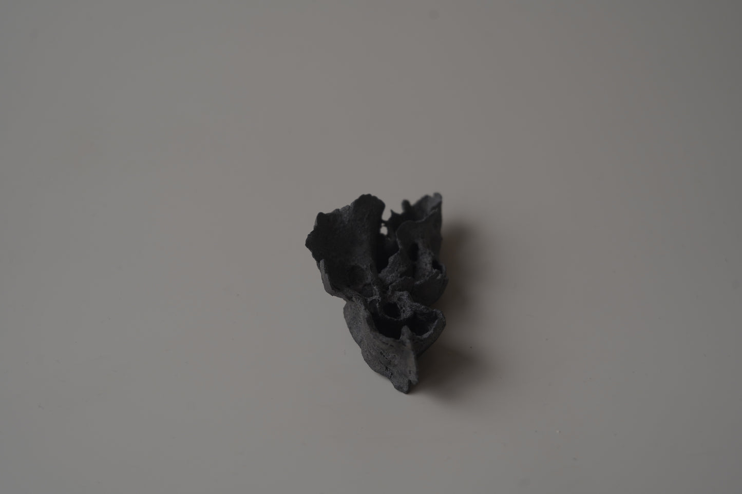 手捏茶匙枕-立體花-小/灰黑色