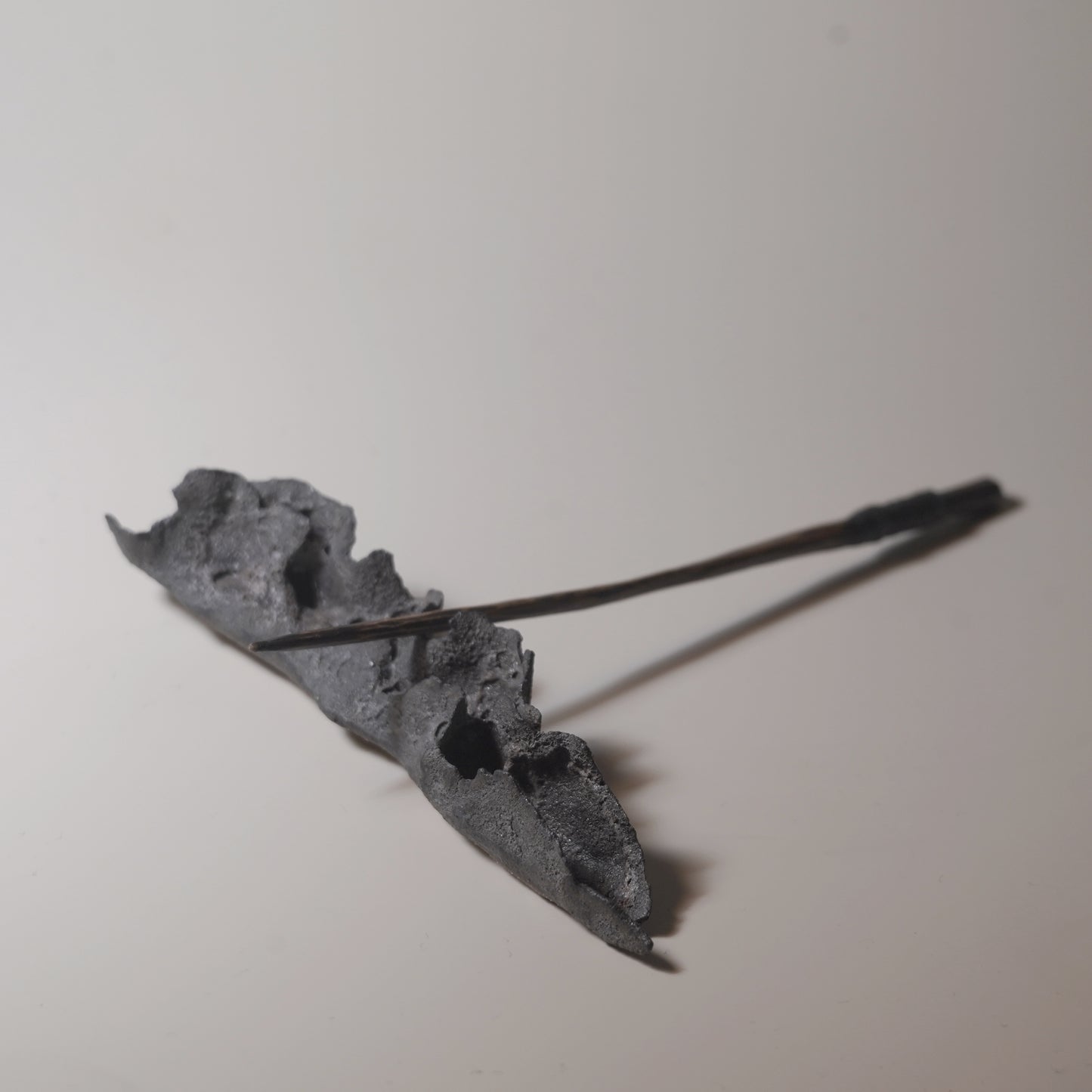 有機物長型茶匙枕/黑色