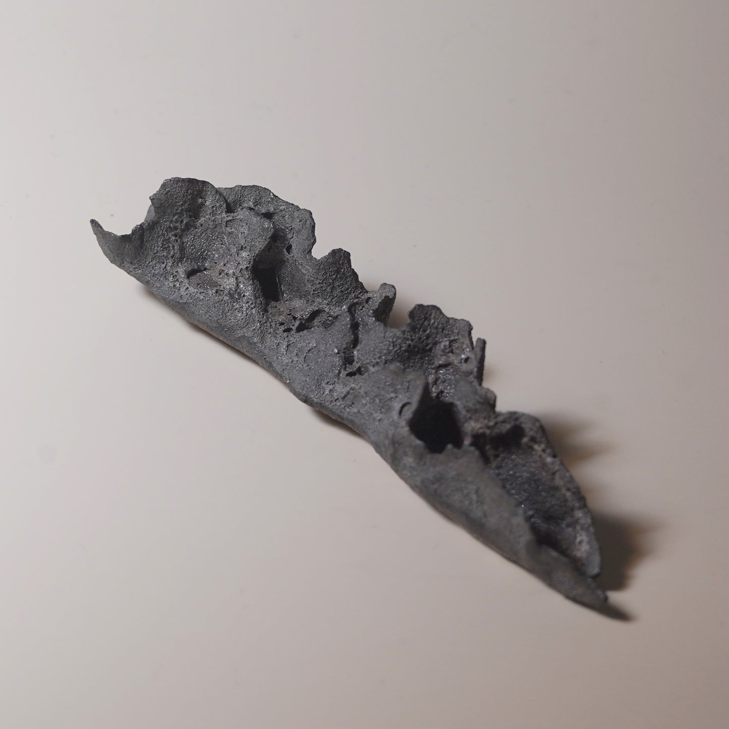 有機物長型茶匙枕/黑色