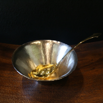 鍍金銀茶杓