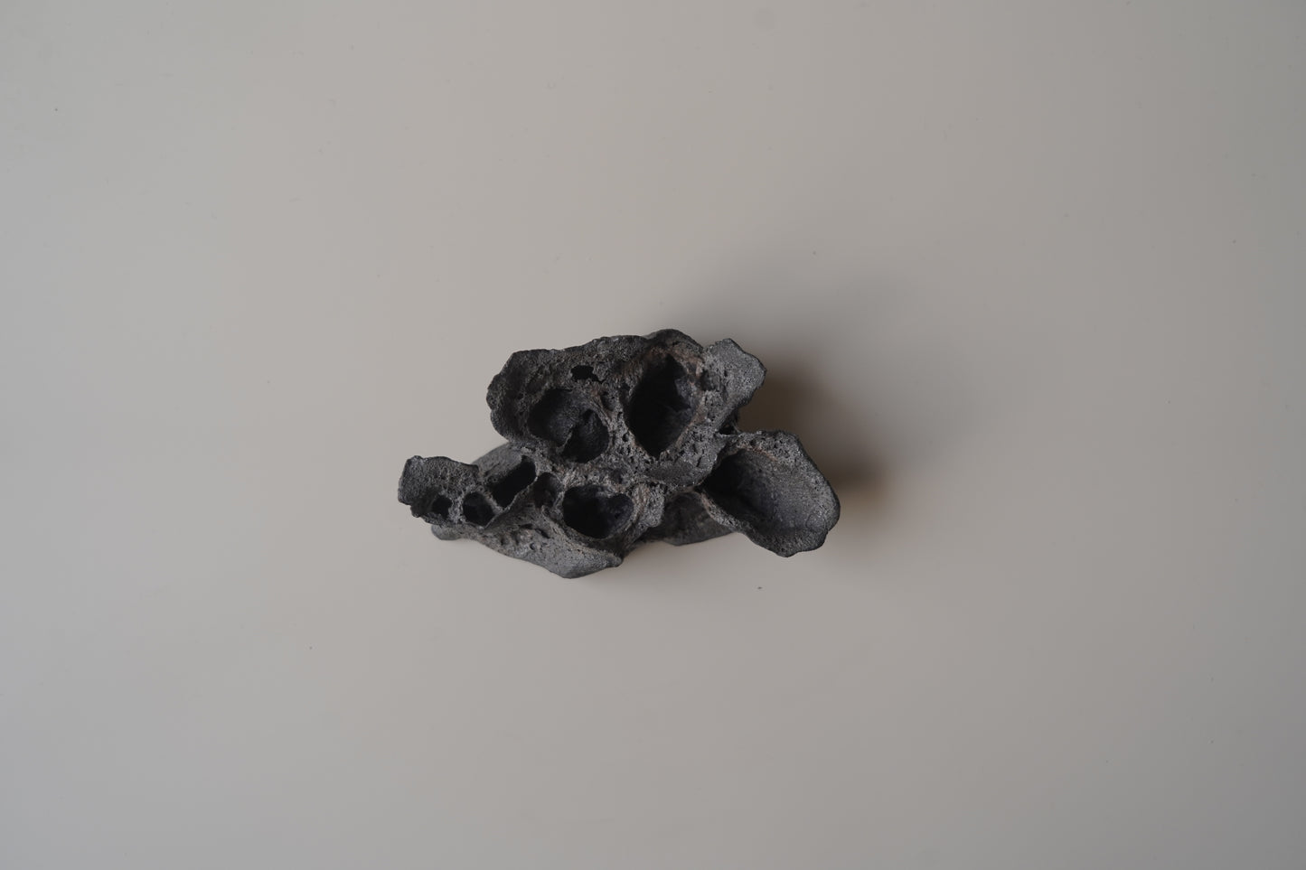 手捏茶匙枕-立體花-小/灰黑色