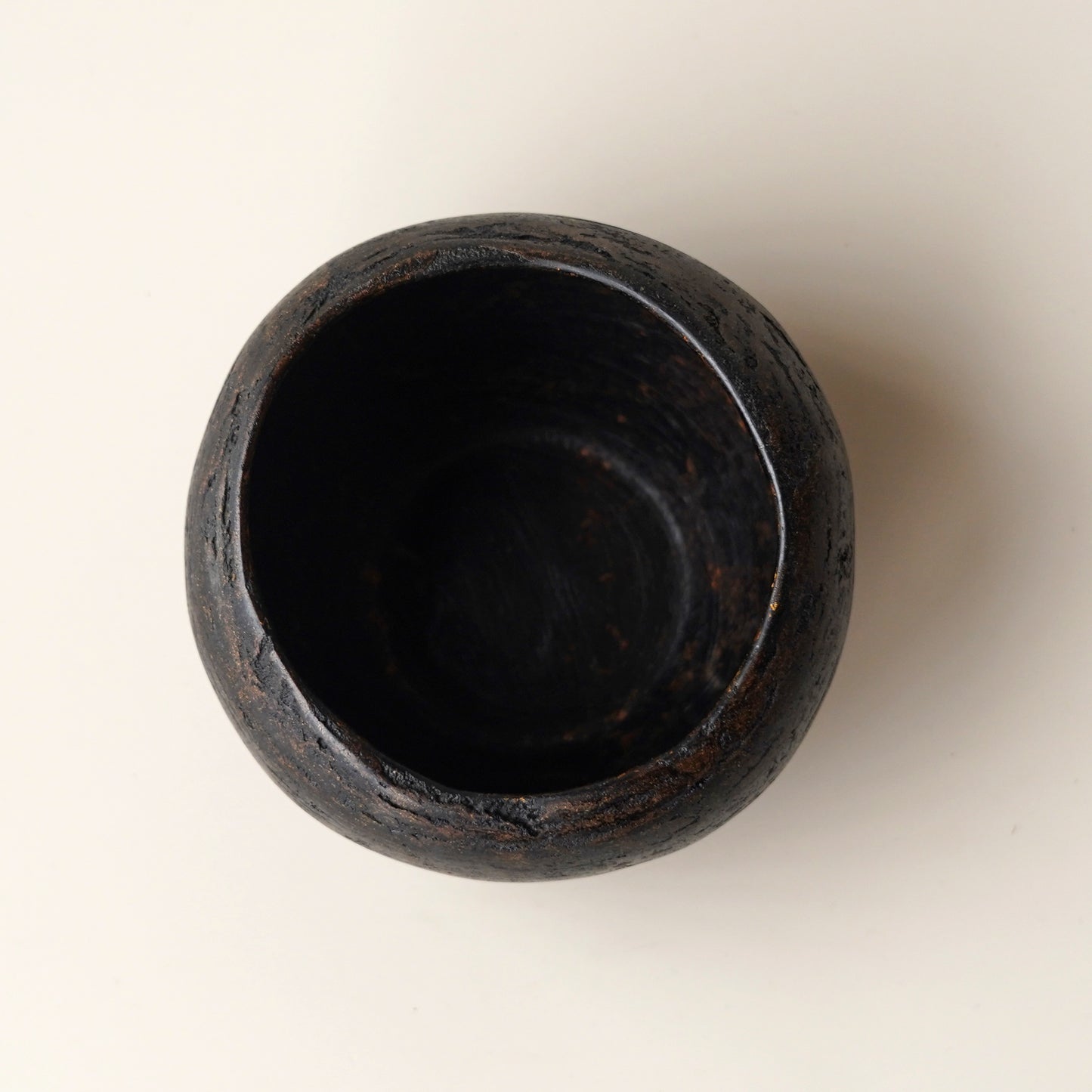 漆器｜張耀鑫-脫胎建水(圓扁) 2