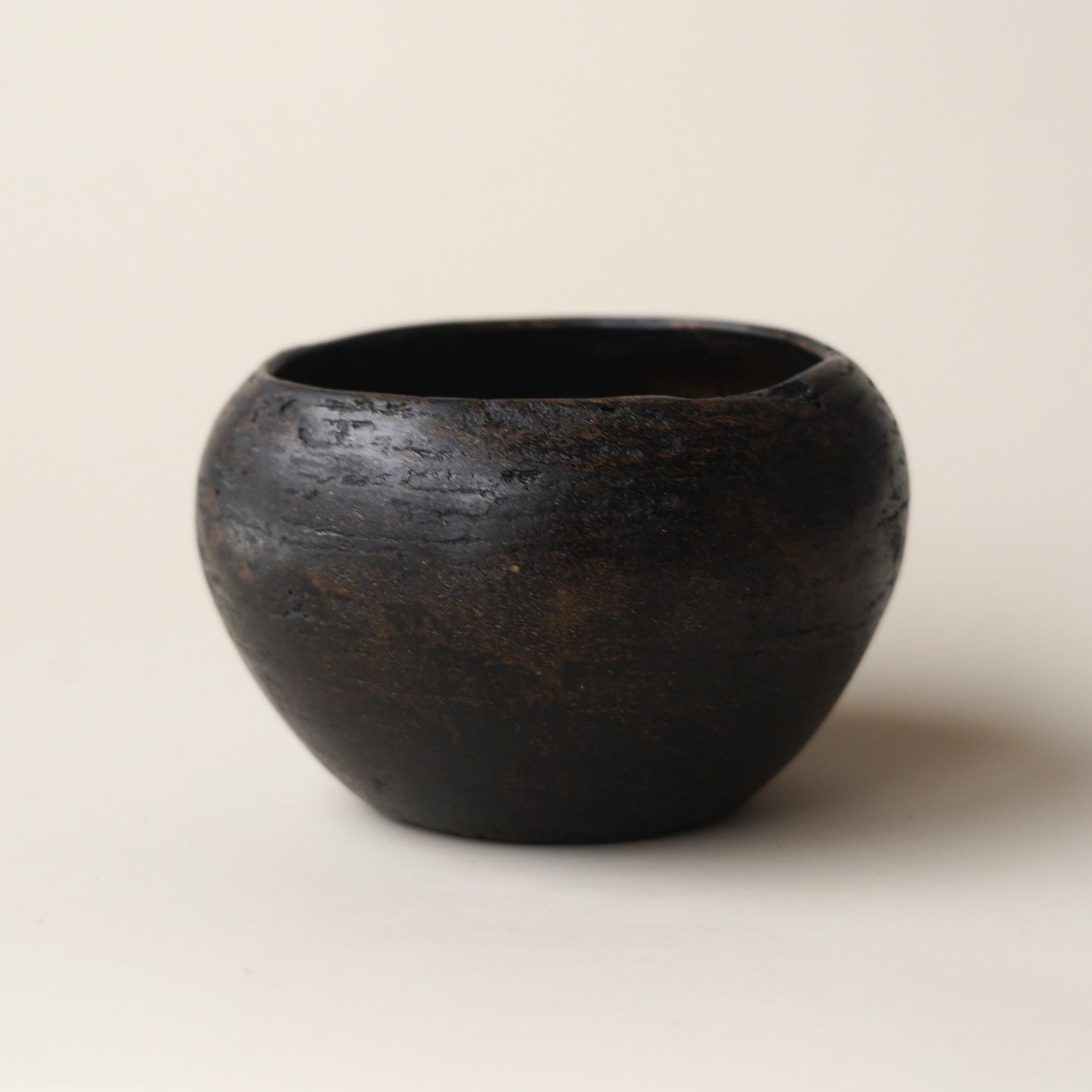 漆器｜張耀鑫-脫胎建水(圓扁) 2