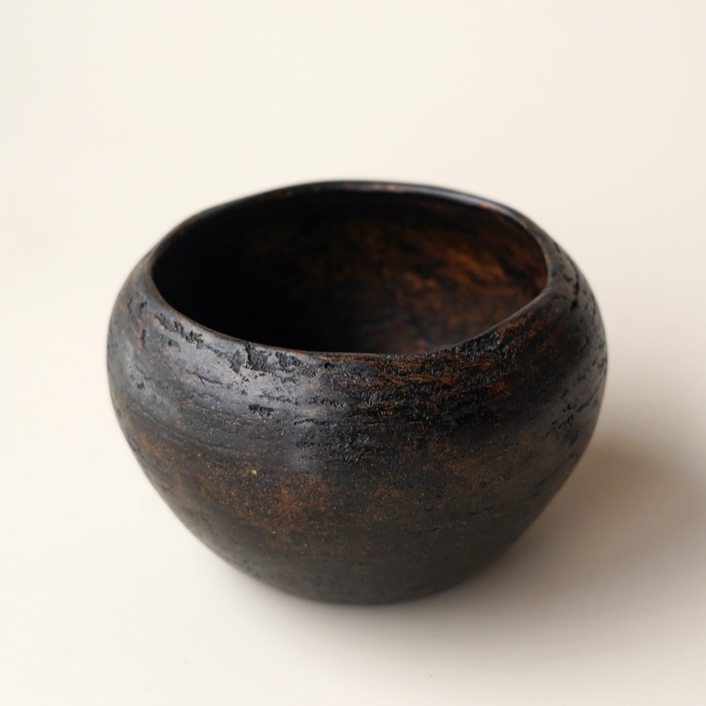 漆器｜張耀鑫-脫胎建水(圓扁) 2