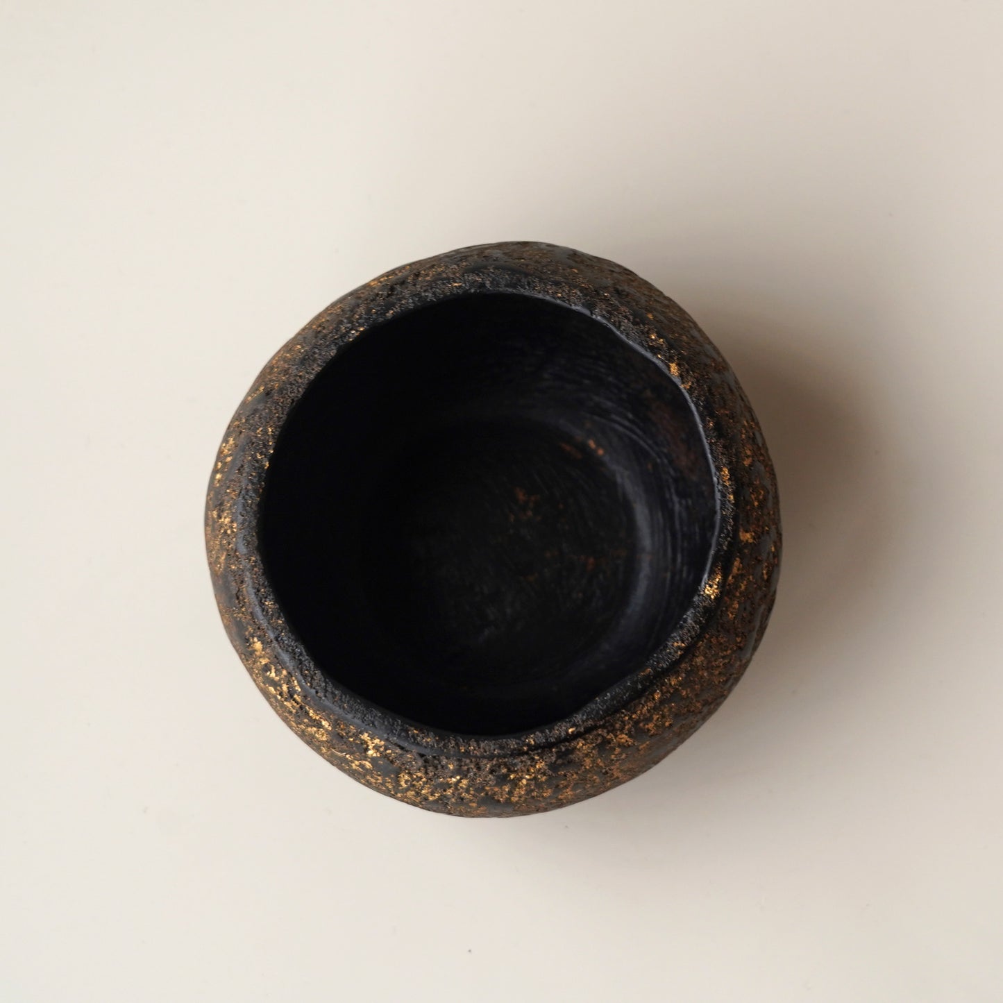 漆器｜張耀鑫-脫胎建水(圓扁) 1