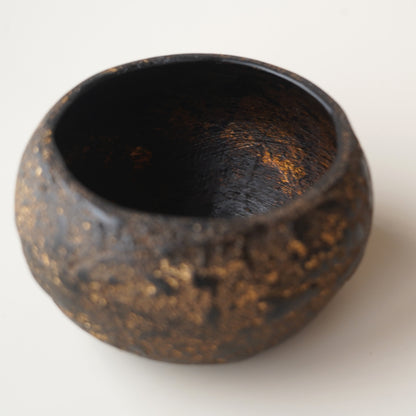 漆器｜張耀鑫-脫胎建水(圓扁) 1