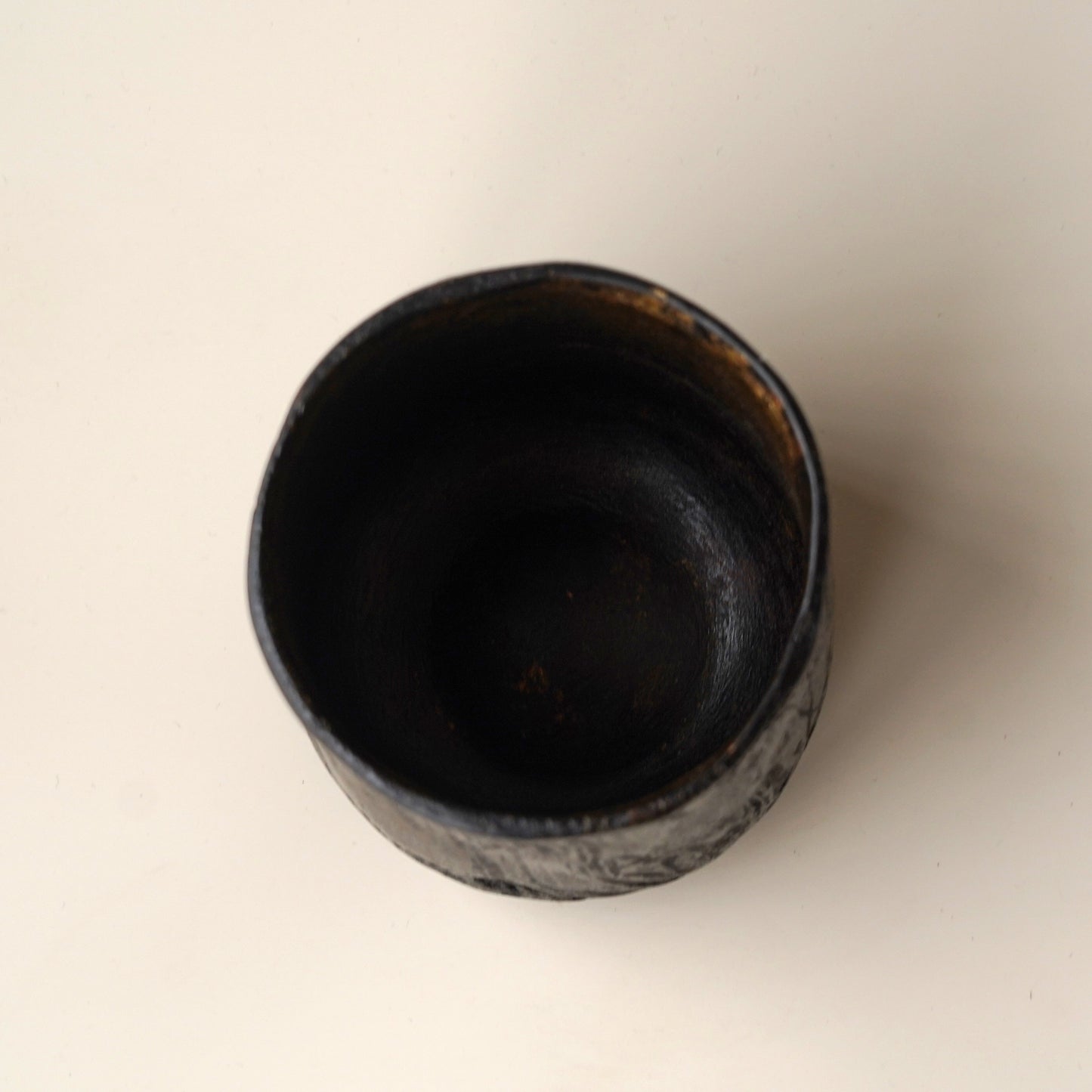 漆器｜張耀鑫-脫胎建水(圓筒型）2