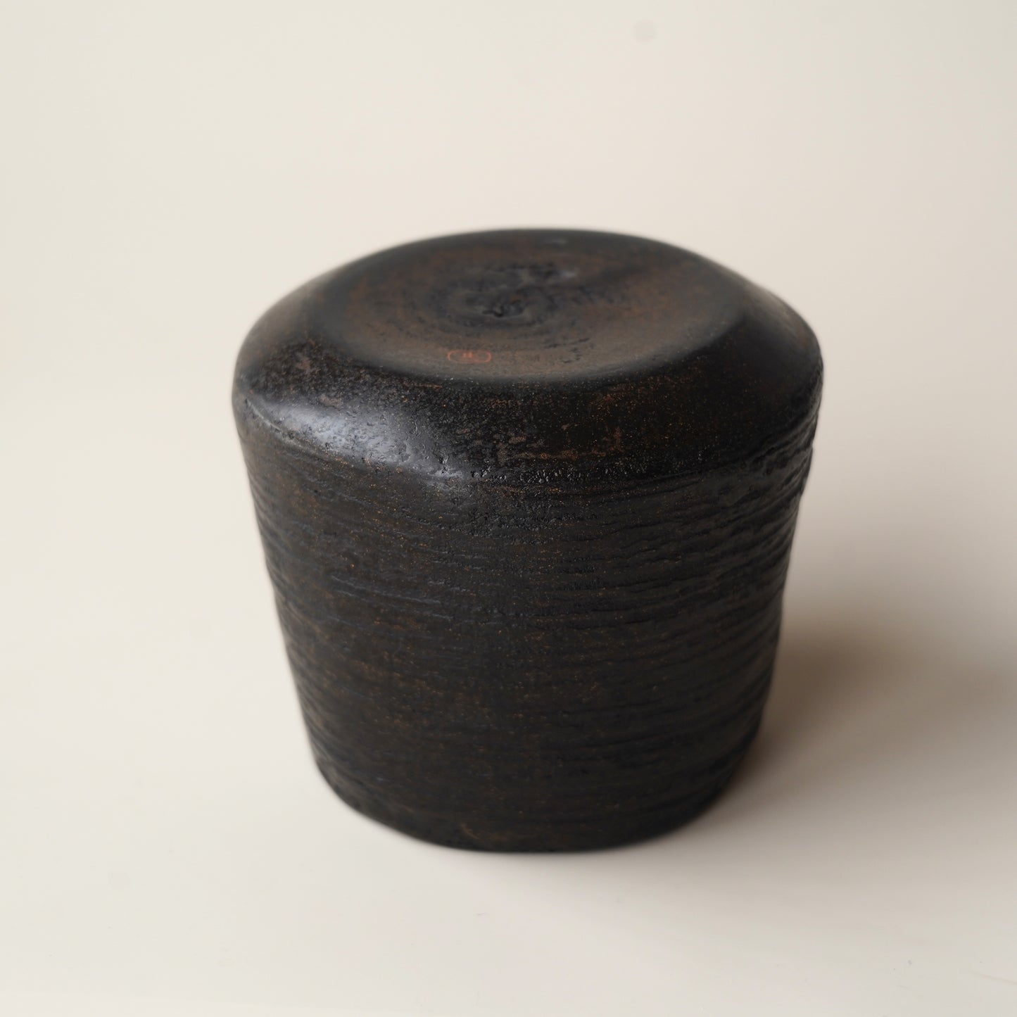 漆器｜張耀鑫-脫胎建水(圓筒型）1