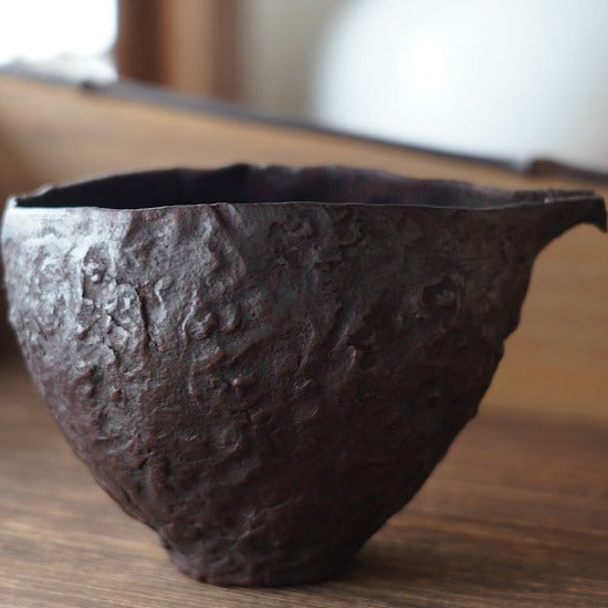 Handcrafted Clay Sculpted Flat Fair Cup