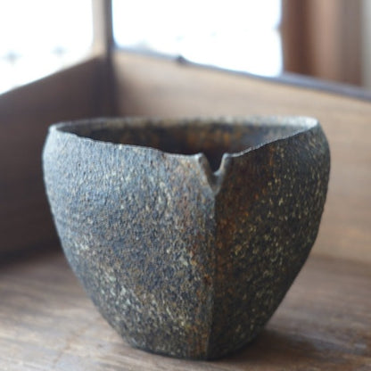 Iron-glazed Ceramic Fair Cup