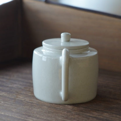 Ceramic Barrel-shaped Teapot