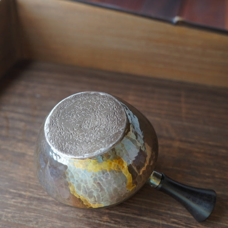 Double-conical Liulihua Silver Teapot