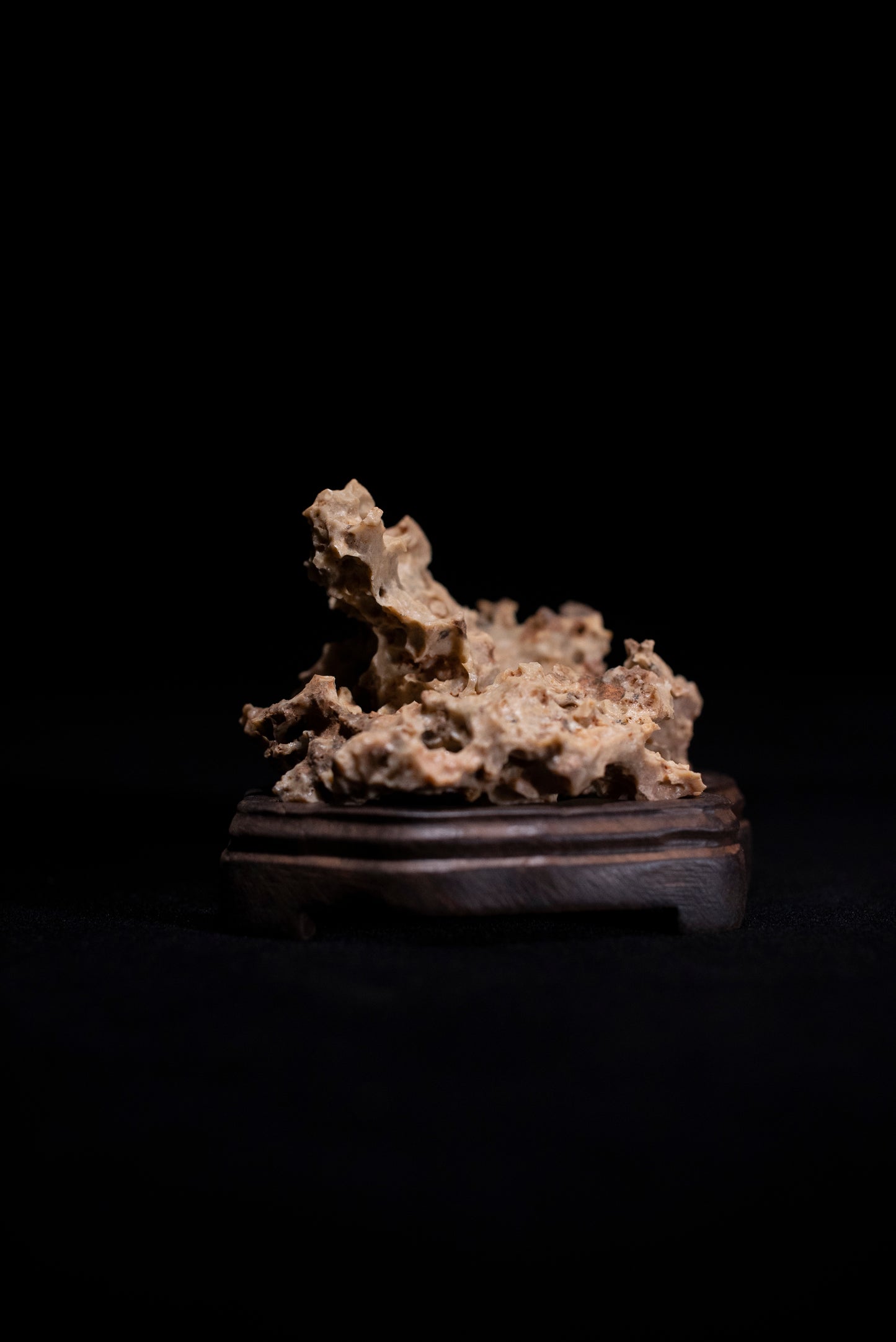 賞石擺件/湘西紫玲瓏 - 黃金甲香爐 Golden Xiangxi Taihu Stone Incense Burner