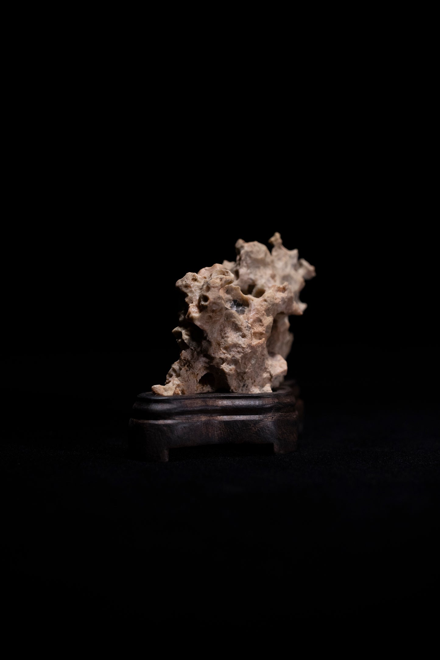 賞石擺件/湘西紫玲瓏 - 黃金甲香爐 Golden Xiangxi Taihu Stone Incense Burner