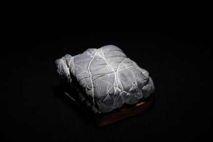 賞石擺件/靈璧石刀疤紋
