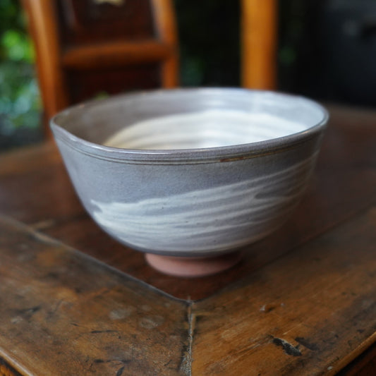 刷毛目陶抹茶碗