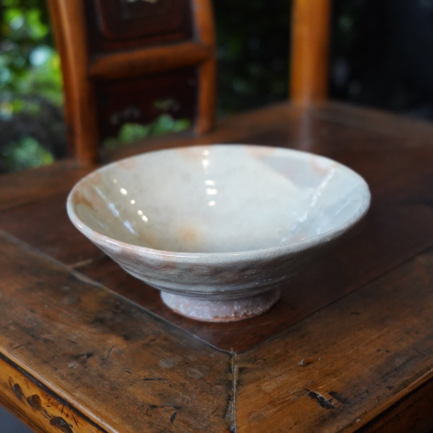 荻燒陶茶碗