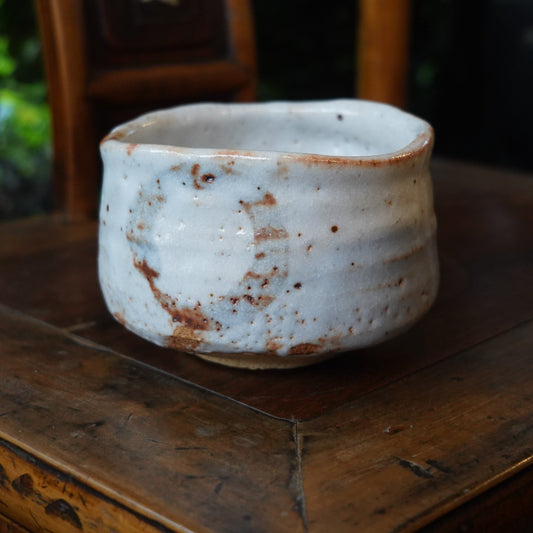 志野燒厚陶抹茶碗