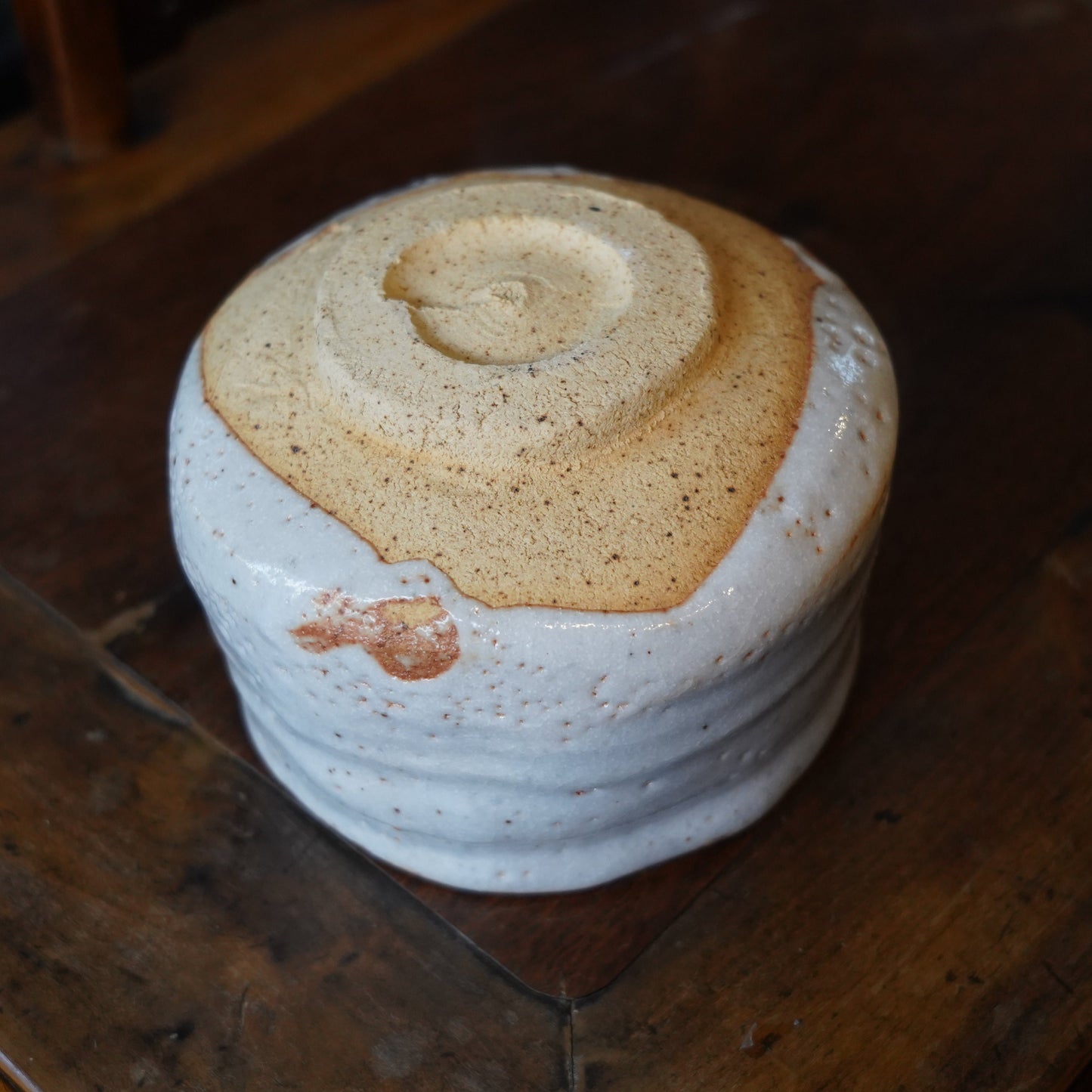 志野燒厚陶抹茶碗
