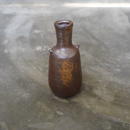 岡山古備前燒陶花瓶