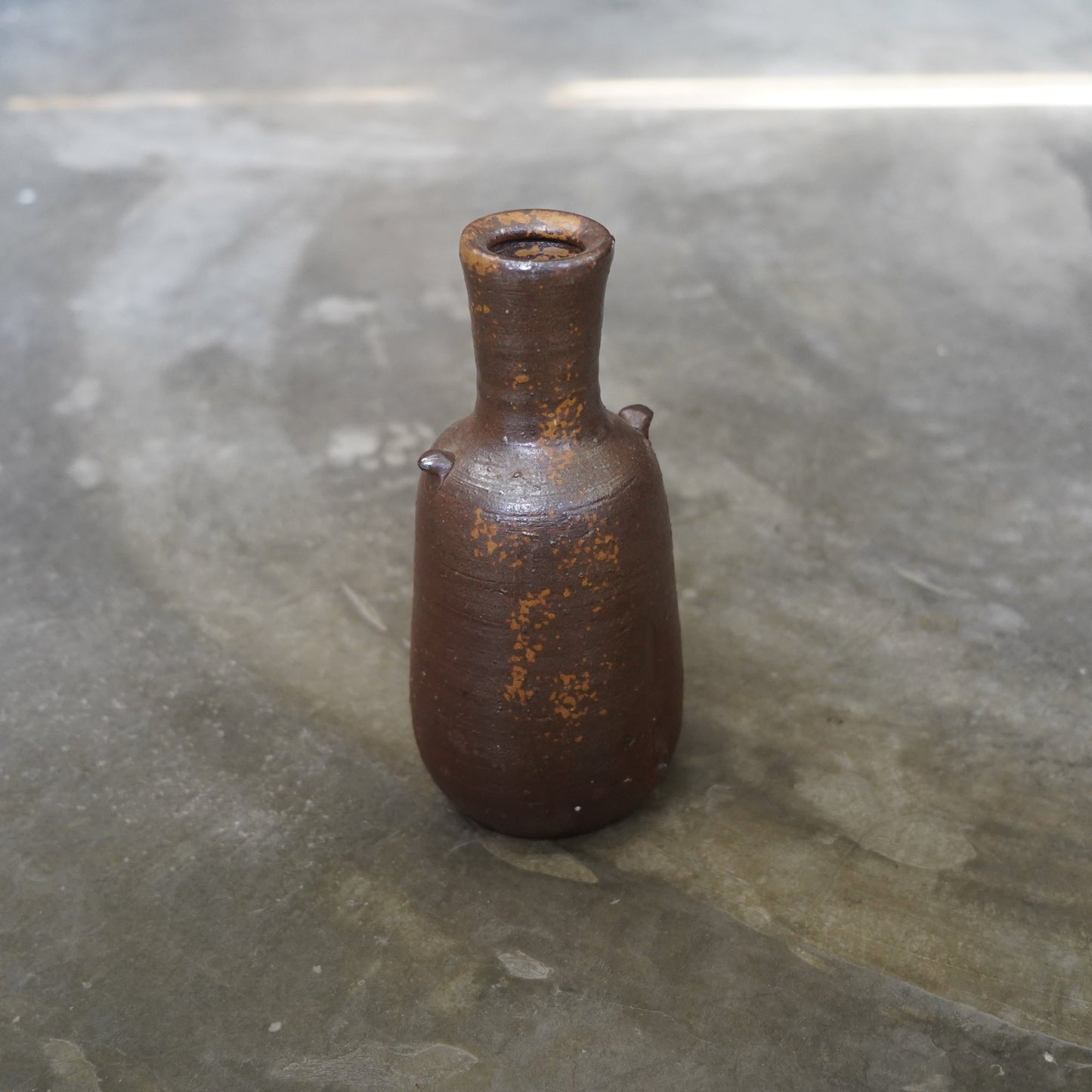 岡山古備前燒陶花瓶