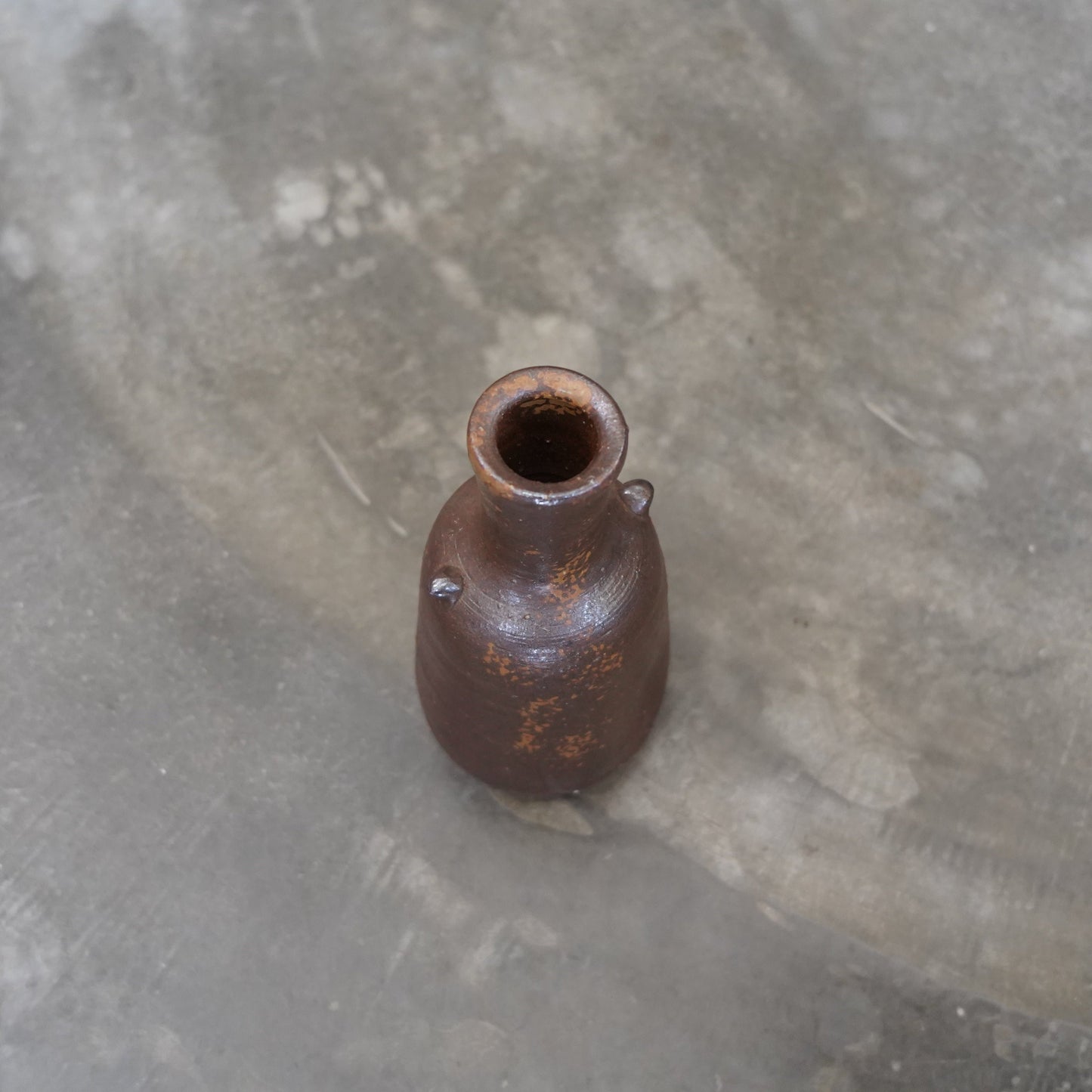 岡山古備前燒陶花瓶