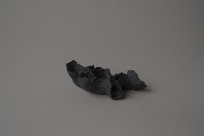手捏茶匙枕 -立體花-小/灰黑色