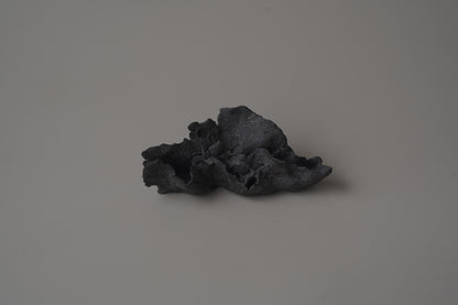 手捏茶匙枕-立體花-小/灰黑色