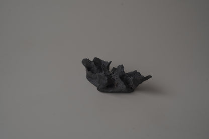 手捏茶匙枕-立體花-小/灰黑色