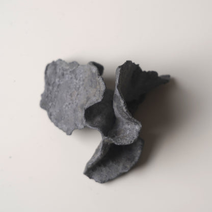 手捏造型擺件-立體花-小/黑灰色