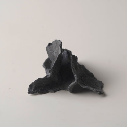 手捏造型擺件-立體花-小/黑灰色