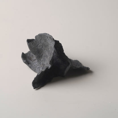 手捏造型擺件-立體花-小/黑灰色