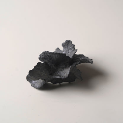手捏造型擺件-立體花-小/黑灰色